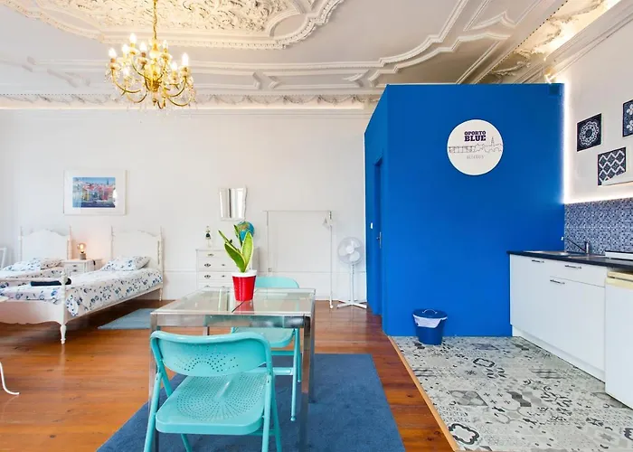 Apartament Blue Aliados - Historic Center *